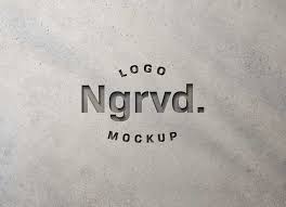 Download Free Wall Engraved Logo Mockup Psd Good Mockups