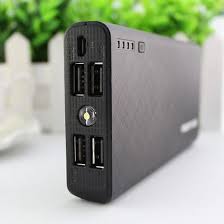 Usa 50000mah External Power Bank 4 Usb Led Battery Charger For Iphone Huawei Portable Universal Apple Asus Del Battery Usb Charger Power Bank Charger Powerbank