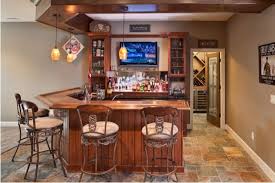 Christopher knight home leni indoor acacia bar set with rustic metal finish accents, dark brown. 45 Clever Basement Bar Ideas We Truly Love