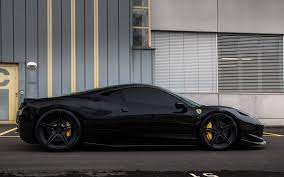 Car Ferrari Ferrari 458 Black Wallpapers Hd Desktop