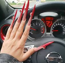 Acrylic nail paints are a mixture of liquid monomer and powder polymer. These Ugly Nails Are Sending Facebook In Hysterics And Annoying Manicure Fans Daily Mail Online