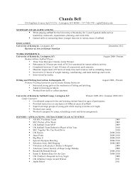 chanda bell: resume