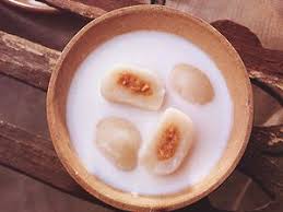 Baked Bilo Bilo In Coconut Sauce Http Www Pinoyveggierecipes Com Native Delicacies Bilo Bilo Coconut Sauce Php Bilo Bilo Coco Coconut Sauce Yummy Food Food