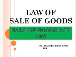 Based on the cases cited above, it is evident that for a. Ppt Law Of Sale Of Goods Powerpoint Presentation Free Download Id 3803555