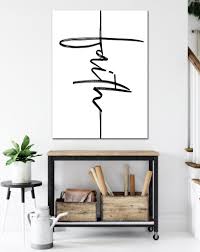 Black And White Farmhouse Wall Decor Modern Wall Art Faith Farmhouse Wall Decor Wall Decor Living Room Modern Black Wall Decor White Wall Decor