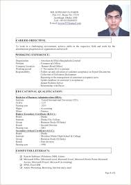 Standard Cv Format For Bangladesh Doc In 2020 Job Resume Format Cv Format For Job Cv Format