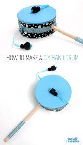 Make A Diy Hand Drum Diy Musical Instruments Homemade Musical Instruments Drums For Kids