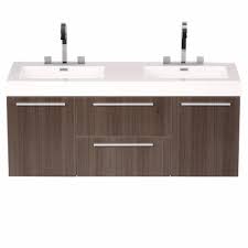 fresca opulento 54 in. double vanity in