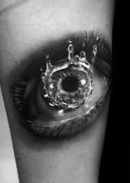 The teardrop tattoo or tear tattoo is a symbolic tattoo of a tear that is placed underneath the eye.the teardrop is one of the most widely recognised prison tattoos and has various meanings. 30 Water Drop Tattoo Designs For Men Liquid Ink Ideas