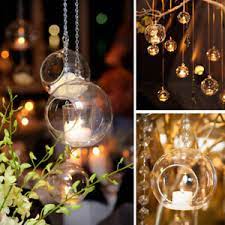 Hanging Glass Ball In Candle Tea Light Holders For Sale Ebay
