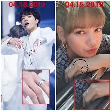 Check spelling or type a new query. Meux Hiatus On Twitter April 15 2019 Lisa Updated Her Ig With Pics Where The Couple Ring Is Visible April 17 18 2019 Jungkook Is Spotted With The Same Ring On In An Mnet