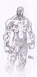 I Was Just Practising Muscle Structure For Really Big Guys Sumwhere On The Way It Became Venom Im Spiderman Drawing Marvel Comics Art Drawing Superheroes