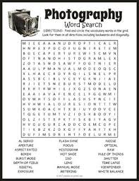 Your Students Will Enjoy Looking For All Of The Fun Photography Vocabulary Words Hidden In This Photography Words Photography Vocabulary Homeschool Photography