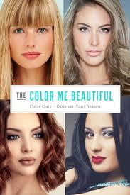 Free Color Analysis From Color Me Beautiful Color Me Beautiful Color Quiz Color Analysis