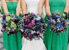 In this instance the color becomes one of the elements like moss or flowers. Emerald Green Dresses Emerald Green Weddings Green Wedding Inspiration Wedding Colors