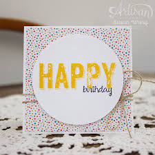 Birthday Surprise 3x3 2 3 Susan Wong 50th Birthday Cards Birthday Greeting Cards Homemade Birthday Cards