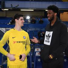 Courtois linked with reality tv star mayka rivera but model denies relationship. Nothing Can Keep Real Madrid S Thibaut Courtois Away From The N B A The New York Times