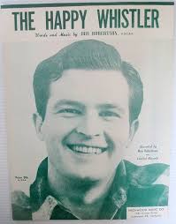 DON ROBERTSON Sheet Music THE HAPPY WHISTLER 50's Pop VOCALS