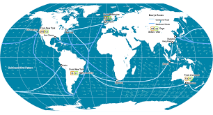 impacts of maurys navigation charts on sailing time 1850s