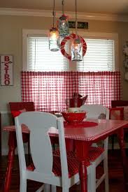 In The Eye Of The Beholder Cozy Little House Red And White Kitchen Shabby Chic Kitchen Chairs Red Kitchen