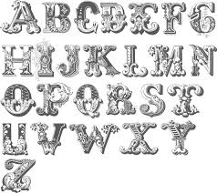 A Z Tuscan Fancy Fonts Alphabet Graffiti Lettering Tattoo Fonts Alphabet