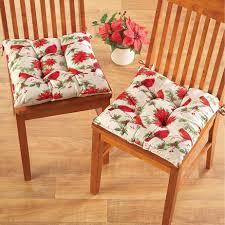 cardinal christmas kitchen chair