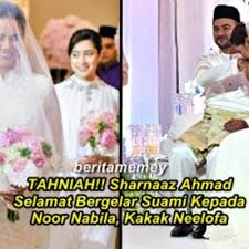Kakak kepada neelofa, noor nabila meluahkan rasa sebak apabila adiknya telah bertemu jodoh dan mendapat kebahagiaan yang dicari. Tahniah Sharnaaz Ahmad Selamat Bergelar Suami Kepada Noor Nabila Kakak Neelofa