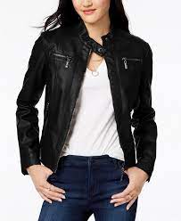 Jou Jou Juniors Faux Fur Lined Moto Jacket Reviews Coats Women Macy S Leather Jackets Women Coats For Women Jackets For Women