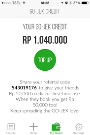 Saya melihat harganya berkurang 50%, lalu saya pesan. Cerita Gojek Kredit Referralku Dari Gojek Sudah Lebih Dari Rp 1 Juta Rumah Inspirasi