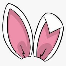 Download icon font or svg. Bunny Rabbit Ears Features Face Head Pink White Girly Bunny Ears Vector Free Hd Png Download Kindpng