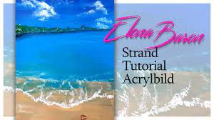 Meine sehnsucht nach sonne und meer. Strand Malen Tutorial Acrylmalerei Fur Anfanger Youtube