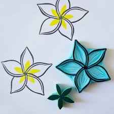 Plumeria Flower Rubber Stamp Hand Carved Scrapbooking Etsy Handgemachte Briefmarken Stempel Design Clay Stamps