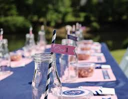 What a great way to add some elegance and ambiance to your event! Nautical Baby Shower Anchors Away Baby Shower Catch My Party