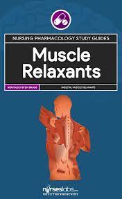 Muscle Relaxants Nursing Pharmacology Study Guide Pharmacology Nursing Pharmacology Pharmacology Studying