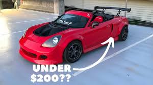 The FIRST exterior mod you need for your MR2. | C-One Style Side Scoop  Install | Toyota MR2 Spyder - YouTube