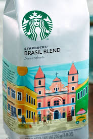 Rare Starbucks Brasil Brazil Blend Whole Bean Coffee 250g 8 8 Oz Bag Starbucks Brasil Roma