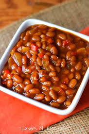 Bush's baked beans are some of the best baked beans i have ever had. Crockpot Vegetarian Baked Beans Layers Of Happiness