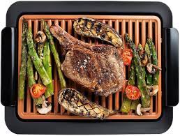Gotham steel electric grill, click and hold to zoom. Amazon Com Gotham Steel Smokeless Grill Indoor Grill Ultra Nonstick Electric Grill A Dishwasher Safe Surface Temp Control Metal Utensil Safe Barbeque Indoors With No Smoke Kitchen Dining