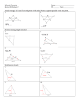 Logic & proof homework 8: Chapter 5 Relationships In Triangles
