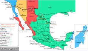 Información útil para el viajero. Mexico Time Zones Map In 2015 Quintana Roo New Time Zone From February 1 2015