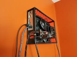 Dual Slot Matx Case Wall Mountable By N3rdpwr Thingiverse Diy Computer Case Custom Computer Case Custom Computer