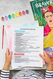 A simple color theory activity to help preschoolers understand how colors combine to create more resources for teaching colors. 100 Activities To Do With Kids Free Printable List One Lovely Life