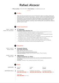 An effective cv of technical support engineer should highlight following qualities: It Technician Resume Sample Kickresume
