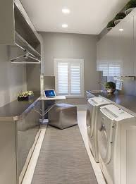 Clothes dryer racks, hangers and ironing board holders. 70 Functional Laundry Room Design Ideas Shelterness