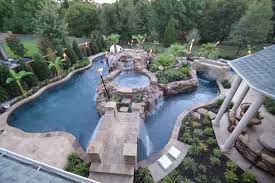 Lazy rivers constitute another waterpark feature increasingly finding its way in today's backyards. Backyard Ideas Backyard Lazy River