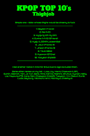 KPOP Top 10 - Thighjob - EroMe