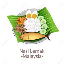 The best nasi lemak in the world to the world. Top View Of Popular Food Of National Nasi Lemak In Cartoon Vector Royalty Free Cliparts Vectors And Stock Illustration Image 136162310
