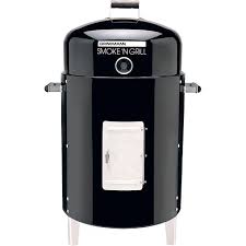 Vertical charcoal cooker with dual doors has heavy gauge steel construction, two, separate locking front doors for easy access, two porcelain coated cooking grates with 50 pound capacity. 810 5301 C Charcoal Grill Walmart Com Walmart Com