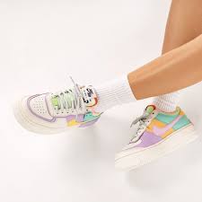Nike Wmns Air Force 1 Low Shadow Pale Ivory Pale Ivory Celestial Gold Tropical Twist In 2020 Nike Air Force Nike Air Air Force 1