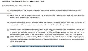 Section 57 expert to be unconnected section 263a sections 177, 255, 256 and 263 not to apply in relation to companies not carrying business for profit, etc. Beneficial Ownership Of Companies Out Of The Shadows